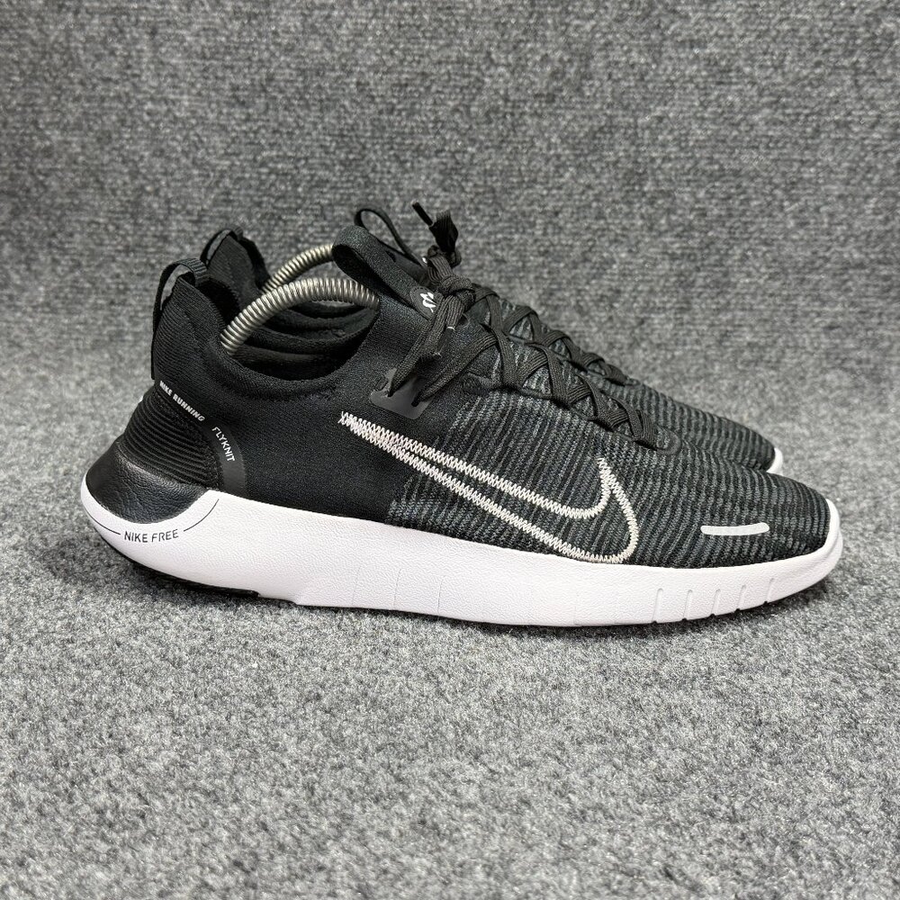 Nike Free RN Running Shoes Men's 9.5 Next Nature Black White Athletic‎ Run Train